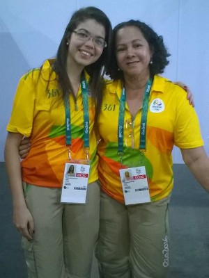 Rosemary Marinho durante treinamento para a Olimpíada (Foto: Arquivo Pessoal)