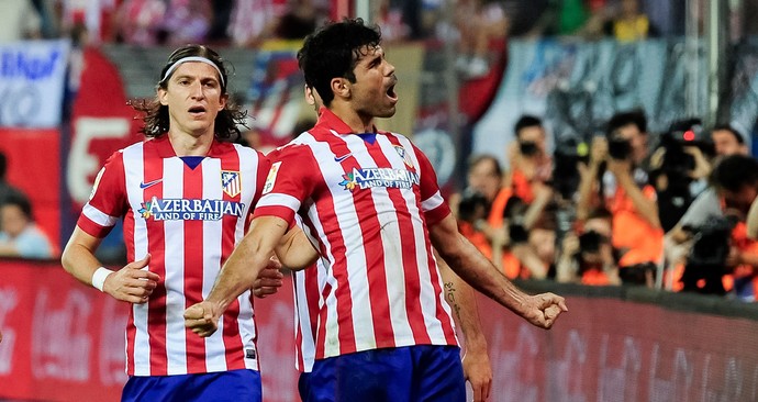 Diego Costa AtlÃƒÂ©tico de Madri x Elche (Foto: AFP)