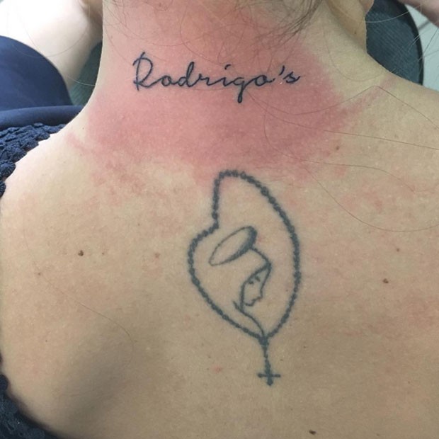 Ex-BBB Adriana Sant&#39;Anna mostra nova tatuagem (Foto: Instagram/ Reprodução)