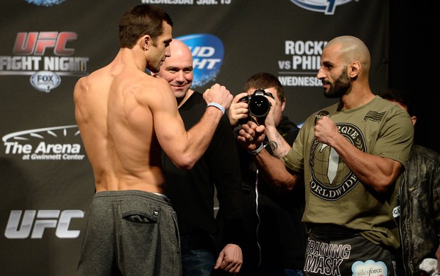 Luke Rockhold x Costas Philippou MMA UFC (Foto: Getty Images)