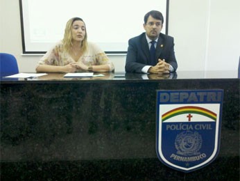 Delegada Érica Bezerra, da Depatri (Foto: Kety Marinho / TV Globo)