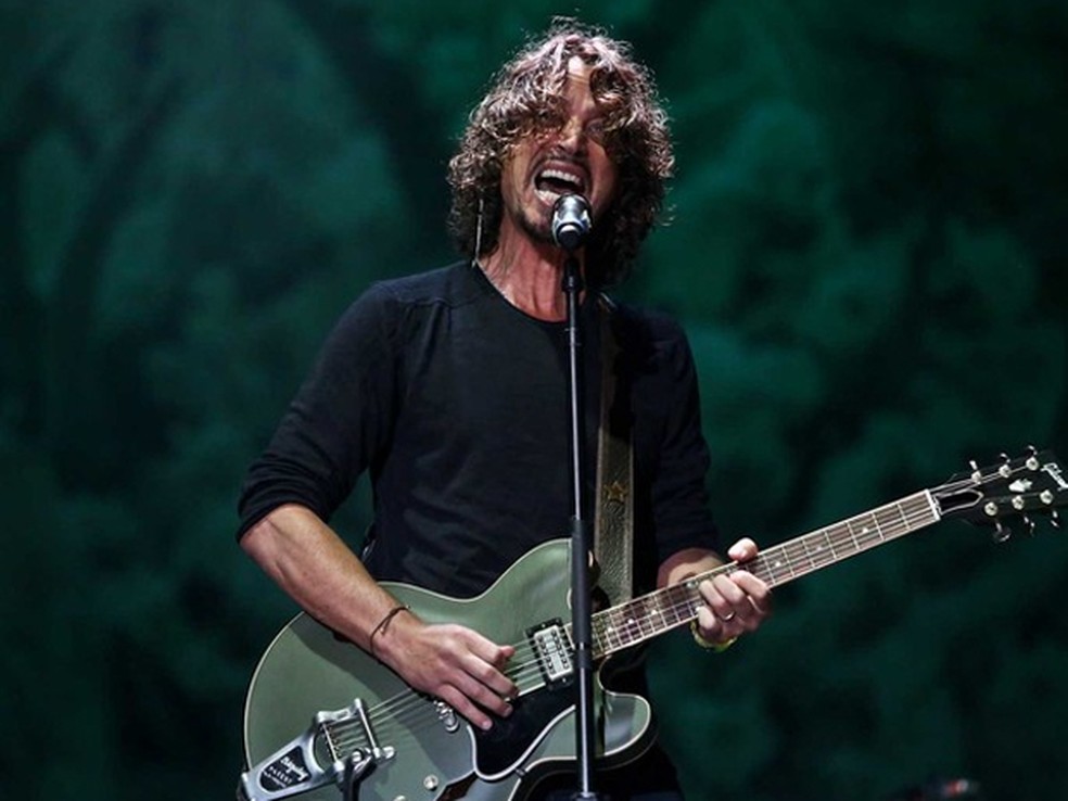 Vocal rasgado de Chris Cornell é uma das marcas registradas do som grunge do Soundgarden (Foto: Raul Zito/G1)