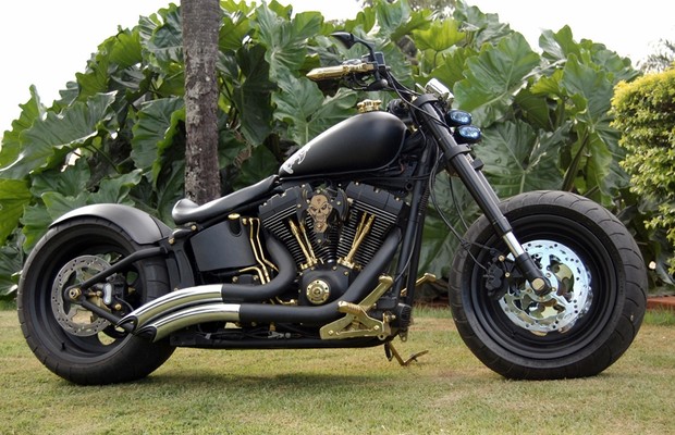 Harley Davidson Ouro (Foto: Arquivo Pessoal)