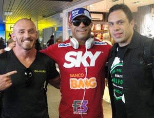 Vitor Belfort, Mike Dolce e Pedro Lima mma ufc (Foto: Marcelo Russio)