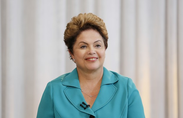 Presidenta Dilma durante entrevista ao Jornal da Record  (Foto:  Roberto Stuckert Filho/ PR)