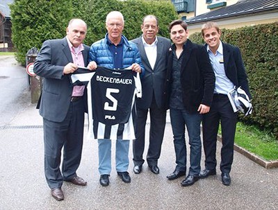 Botafogo Mauricio Assumpção,Carlos Alberto Torres, Fraz Beckenbauer (Foto: Divulgação) Botafogo Mauricio Assumpção,Carlos Alberto Torres, Fraz Beckenbauer (Foto: Divulgação)