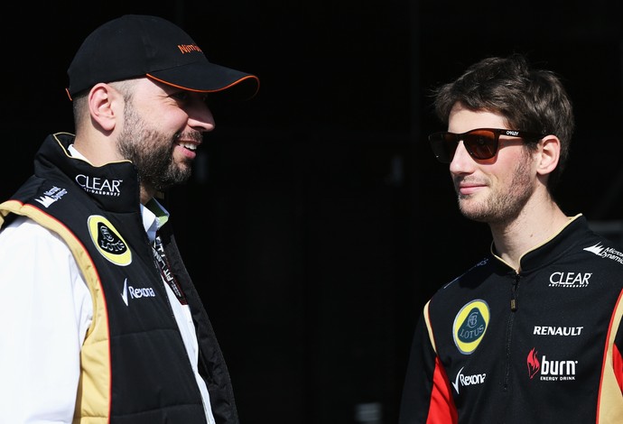 O dono da Lotus, Gerard Lopez, diz que Romain Grosjean sofre assédio de outras equipes (Foto: Getty Images)