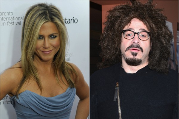 Fã de ‘Friends’? Jennifer Aniston saiu com Adam Duritz por um curto período de tempo, pouco antes do vocalista da banda Counting Crows também sair com Courteney Cox (Foto: Getty Images)