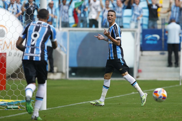 grêmio juventude arena gauchão gol luan (Foto: Lucas Uebel/Grêmio FBPA)