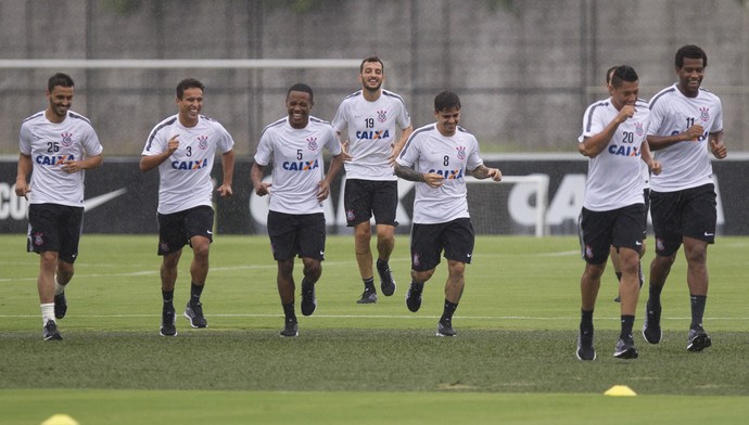 Grupo treino Corinthians Tite (Foto: Daniel Augusto Jr / Agência Corinthians)