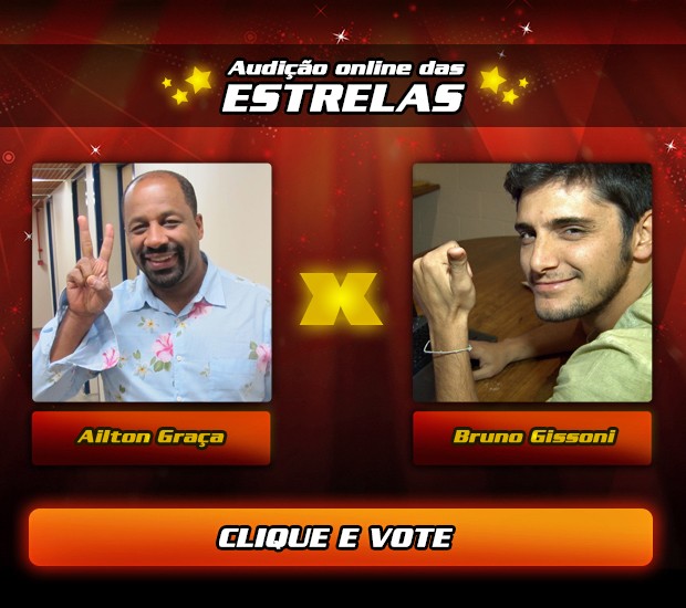 Audição das Estrelas - Ailton Graça e Bruno Gissoni (Foto: The Voice Brasil/  TV Globo)