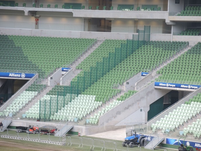 Construtora quer mudar setor das organizadas na arena do Palmeiras