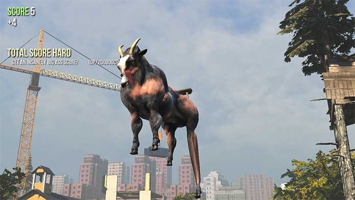 A Cabra Bombada de Goat Simulator (Foto: Reprodução/Steam Community)