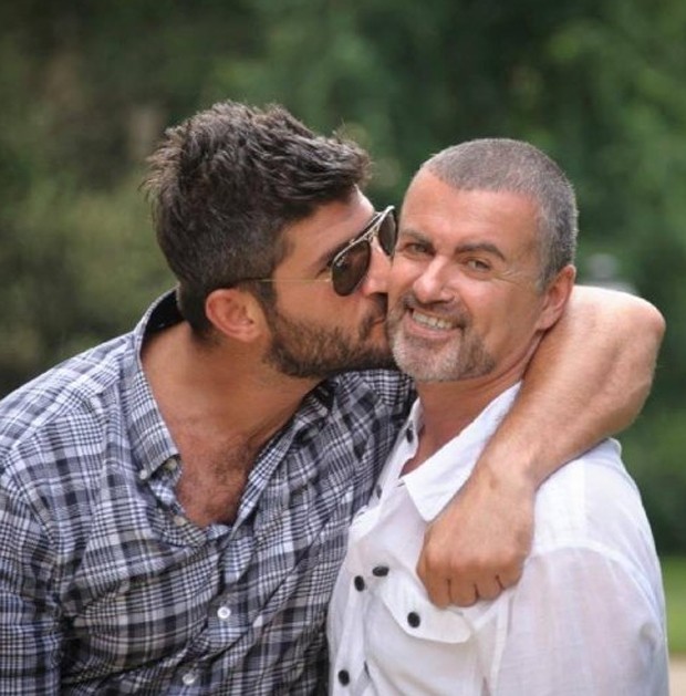 Fadi Fawaz e George Michael (Foto: Reprodução)
