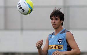 Zeballos treino Botafogo (Foto: Vitor Silva/SSPress) Zeballos treino Botafogo (Foto: Vitor Silva/SSPress)