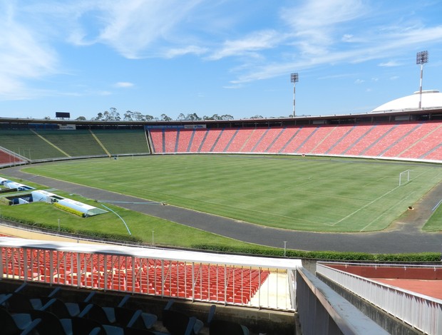 Estádio Municipal João Havelange, Parque do Sabiá (Foto: Felipe Santos/GLOBOESPORTE.COM)