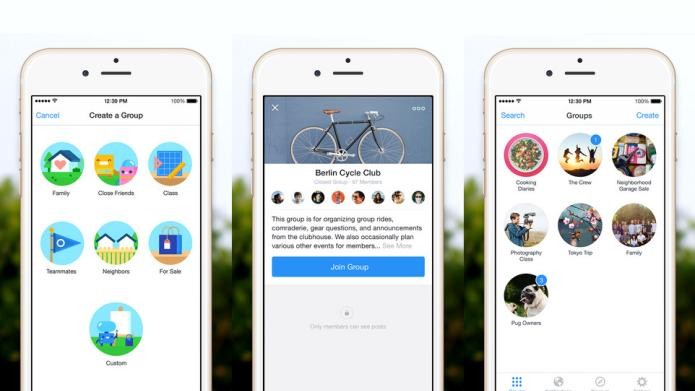 Crie, gerencie e descubra novos grupos com o Facebook Groups (Foto: Divulgação/AppStore)