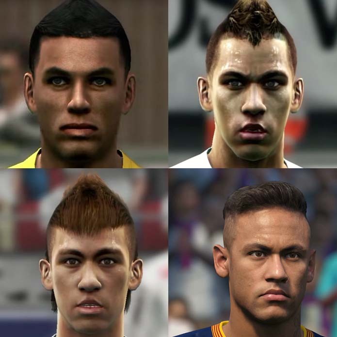 Neymar estreou com versão genérica em Pro Evolution Soccer (Foto: Reprodução/Murilo Molina)