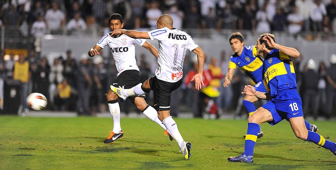 Emerson, Corinthians x Boca Juniors (Foto: Marcos Ribolli  / Globoesporte.com)