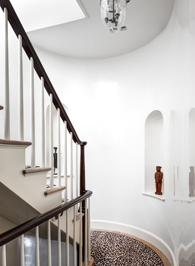 Bruce Buck / The New York Times NEW YORK, NY - JULY 7, 2014: Home of Leslie Mason. Stairway. CREDIT: Bruce Buck for The New York Times. NYT_Charlton_1407-07 NYTCREDIT: Bruce buck for The New York TimesPublished 08-07-2014 (Foto: Bruce Buck / The New York Times)