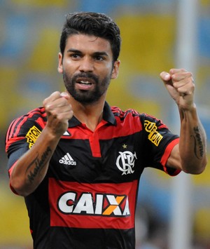 Eduardo da Silva gol Flamengo x Cabofriense (Foto: André Durão / Globoesporte.com)