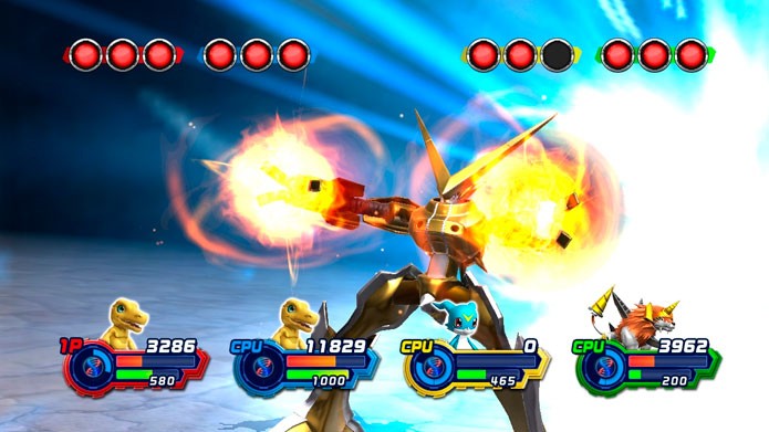 Os Digimons podem evoluir e usar golpes especiais (Foto: Divulgação)