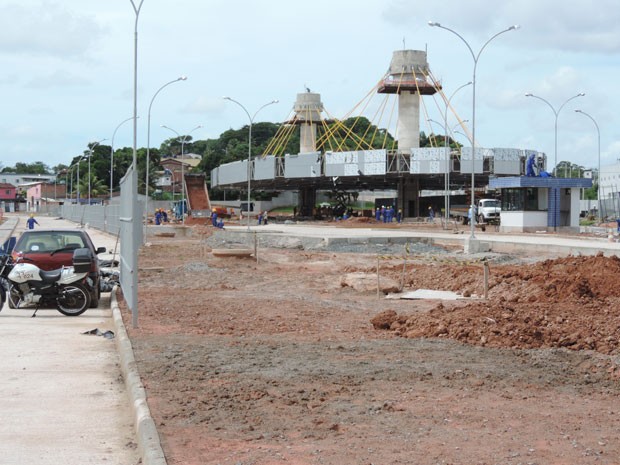 Terminal Integrado Cosme e Damião está 95% concluído. (Foto: Vitor Tavares / G1)