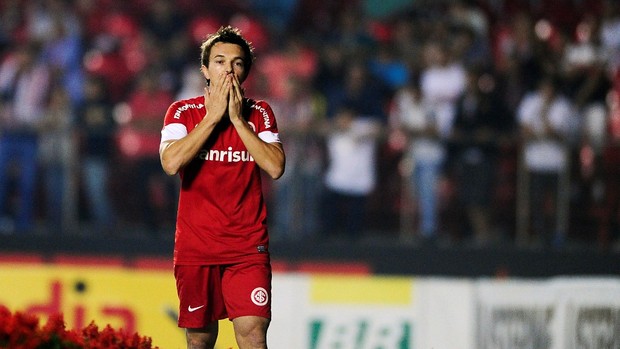 Dagoberto, atacante do Inter (Foto: Alexandre Lops / Inter, DVG)