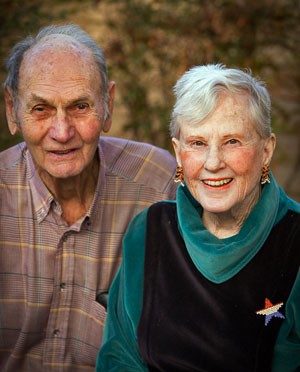 Don e Maxine Simpson se casaram em 1952 (Foto: Melissa Sloan/AP)