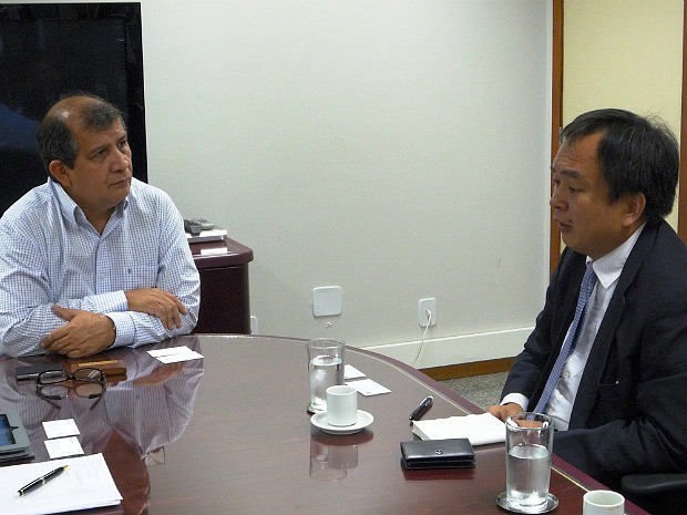 Presidente da Sony no Brasil se reuniu com superintendente da Suframa (Foto: Diego Queiroz/Suframa)