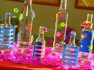 Garrafas de vidro podem ser usadas de forma criativa na decoração: veja como! (Foto: Mais Você / TV Globo)