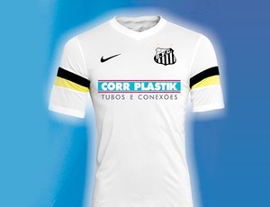 camisa Santos novo patrocinador (Foto: Reprodução)