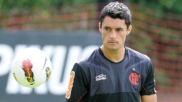Marcos Gonzales treino Flamengo (Foto: Fabio Borges / VIPCOMM)