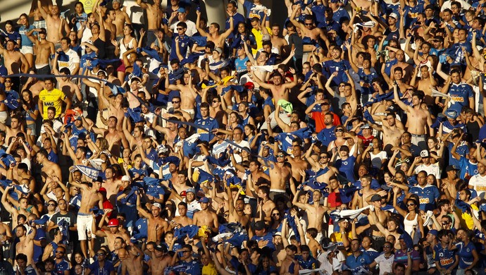 Torcida do Cruzeiro no Mineirão (Foto: Washington Alves/Light Press)