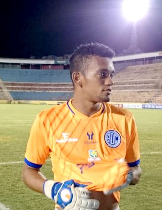 Danilo, goleiro do Confiança-SE, na Copa São Paulo (Foto: Marcos Lavezo)