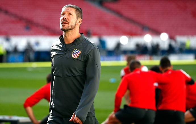 Diego Simeone treino Atlético de Madrid (Foto: Agência Reuters)