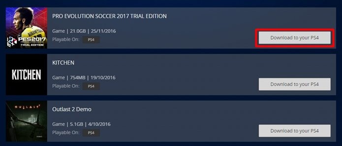 Instalação da versão gratuita de Pro Evolution Soccer 2017 acontece logo após o fim do download (Foto: Reprodução/Felipe Demartini)