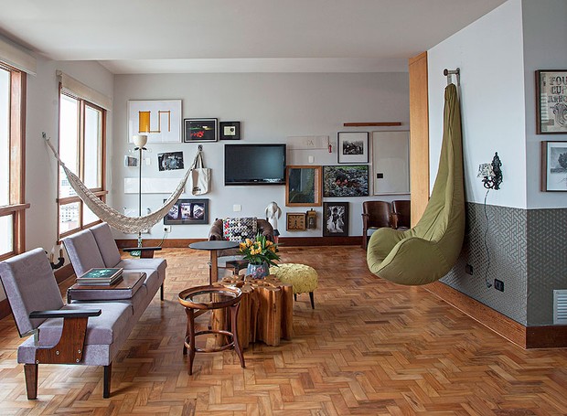 Mesa de centro, de canto ou lateral: ideias fora do comum casa e ... Cozinha Sala creativo