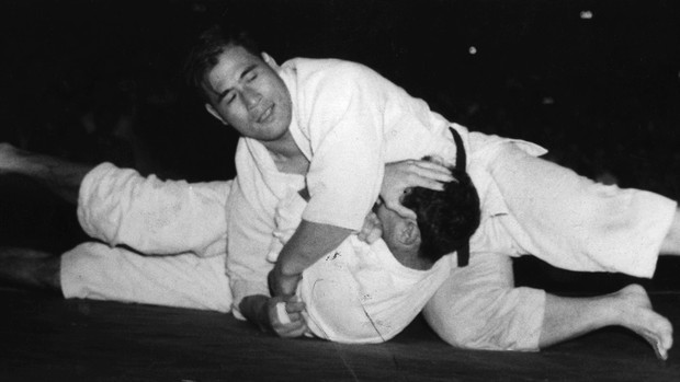 MMA Helio Gracie x Kimura, 1951, Maracanã (Foto: Arquivo / O Globo)