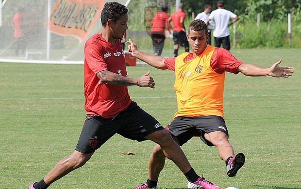 Rodolfo no treino do Flamengo (Foto: Alexandre Vidal / Fla Imagem)