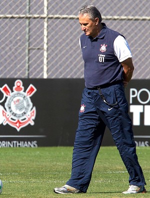 Tite no treino do Corinthians (Foto: Daniel Augusto Jr. / Ag. Corinthians)