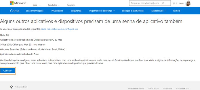 Última etapa deste processo (Foto: Reprodução)