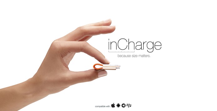 inCharge é um micro carregador de smartphones e tablets (Foto: Divulgação/inCharge) (Foto: inCharge é um micro carregador de smartphones e tablets (Foto: Divulgação/inCharge))