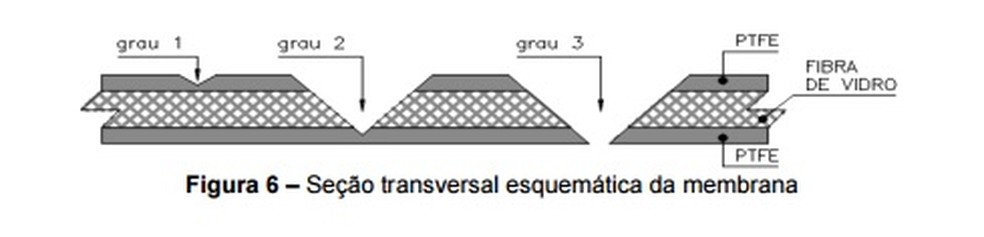Laudo mostra danos na membrana do Maracanã  (Foto: GloboEsporte.com)