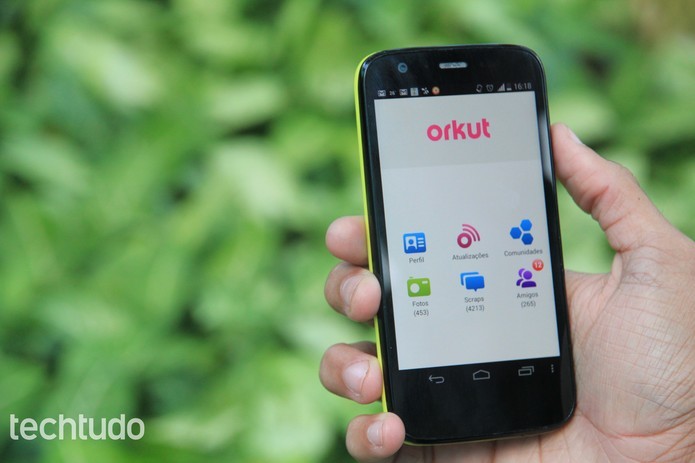 Orkut no celular (Foto: TechTudo/Anna Kellen Bull) Orkut no celular (Foto: TechTudo/Anna Kellen Bull)