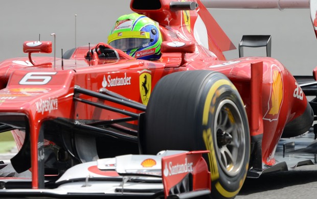 Massa treino GP de Silvestone (Foto: AFP)
