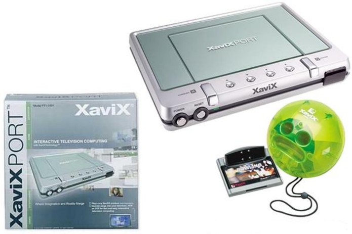 O obscuro XaviXPorT trouxe a inovação dos controles por movimento dois anos antes do Nintendo Wii aparecer (Foto: Reprodução/TheGameConsole) O obscuro XaviXPorT trouxe a inovação dos controles por movimento dois anos antes do Nintendo Wii aparecer (Foto: Reprodução/TheGameConsole)