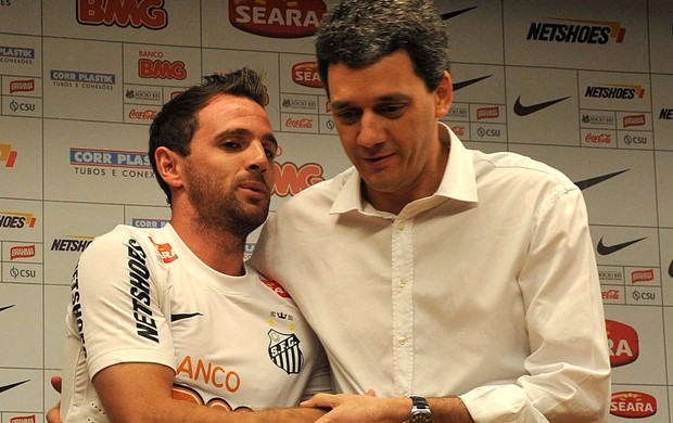 Montillo e Felipe Faro - Santos (Foto: Divulgação/Santos FC)