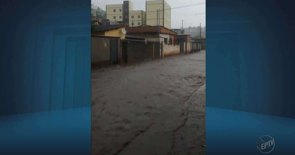 G1 Chuva de meia hora deixa pontos de alagamentos em Itajubá, MG notícias em Sul de Minas