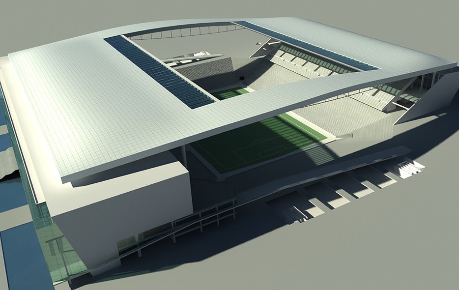 FOTOS: maquete do futuro estádio do Corinthians - fotos em futebol
